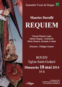 Affiche Duruflé Rouen